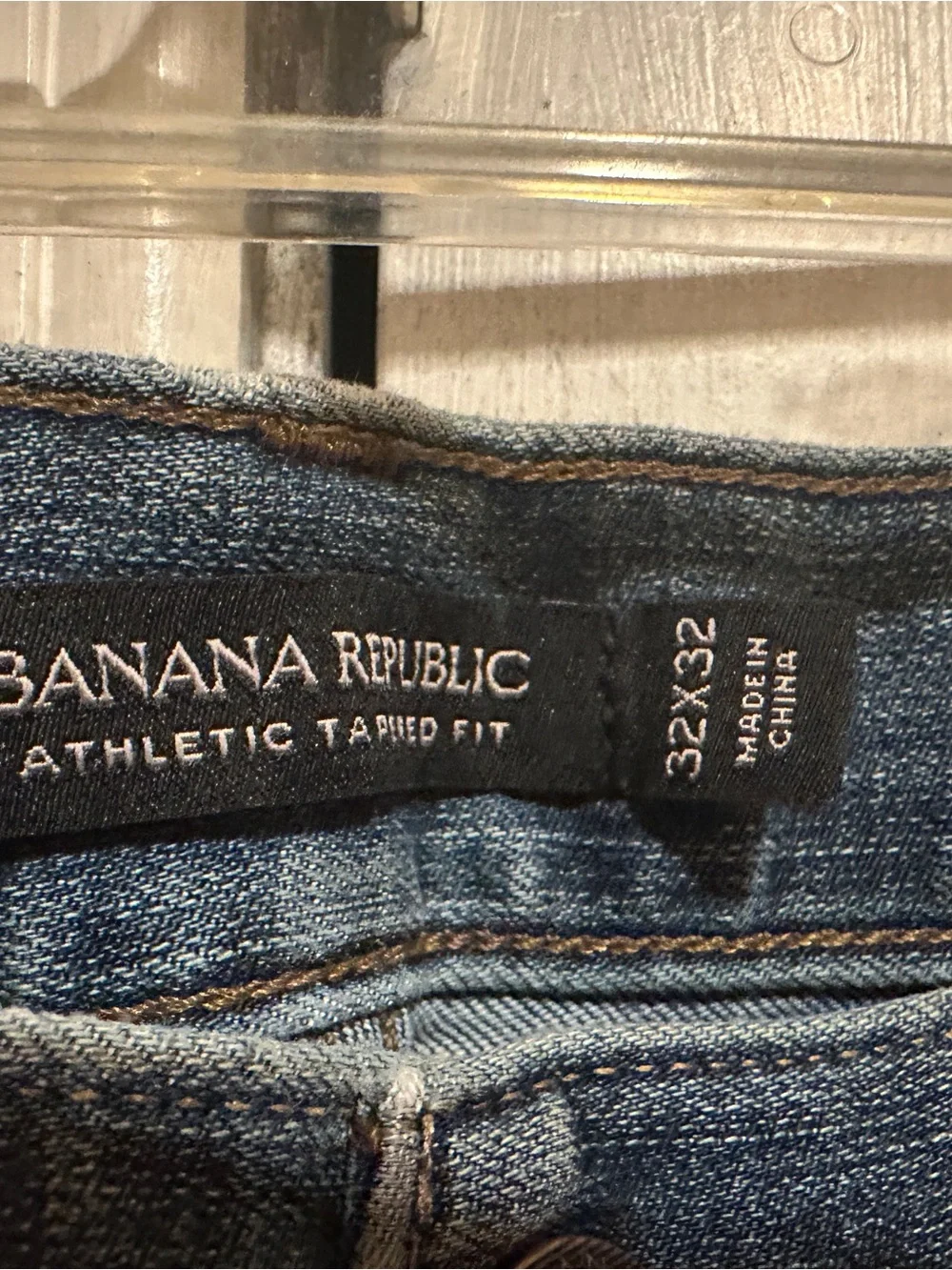 Banana Republic Athletic Tapered Fit Jeans Men’s 32x32 Medium Wash Stretch Denim